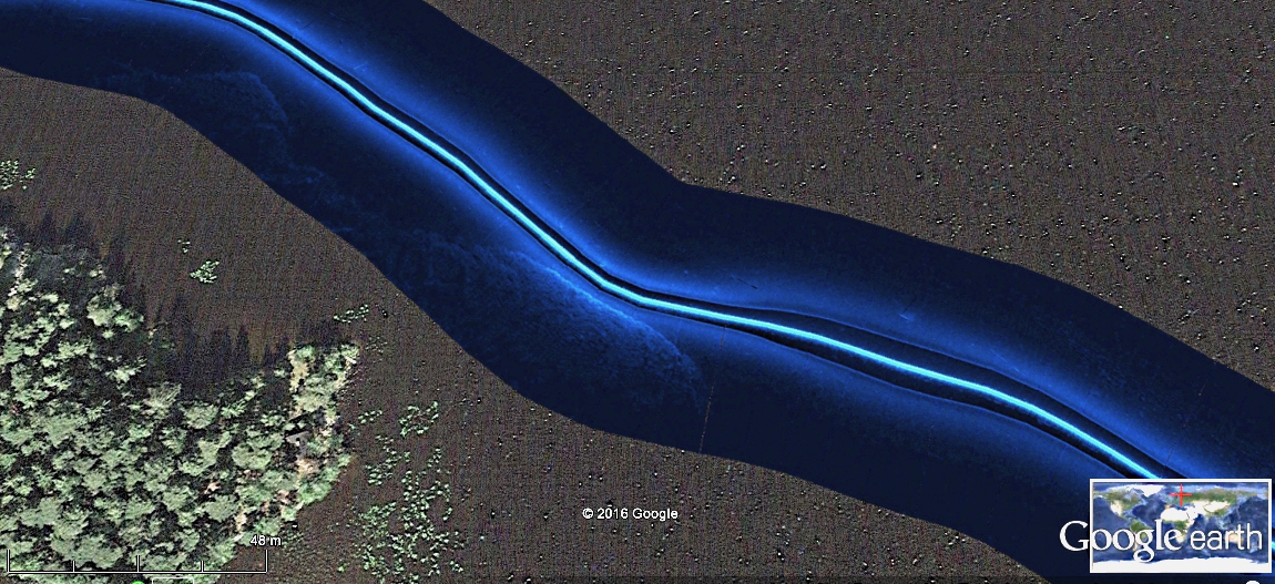 Georeferoitu viistokaikuluotaus